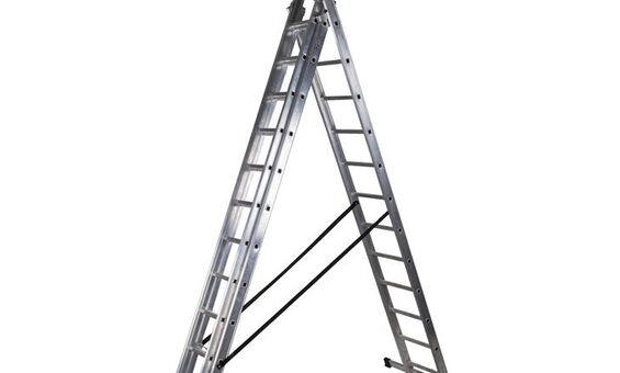 Трехсекционная лестница VIRASTAR DW 3 PROFI LIGHT 3x12 ступеней
