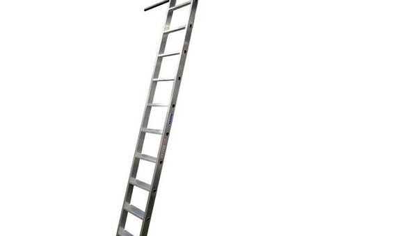 Навесная стеллажная лестница KRAUSE STABILO 10 ступеней с 1 парой крюков