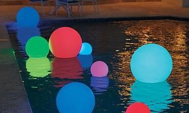 Светящийся светодиодный светильник-плавающий шар  LED 445